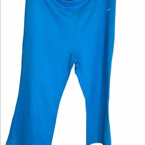 Fila Blue Activewear Capris, L , EUC